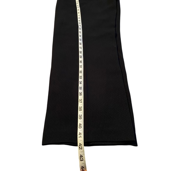 Calvin Klein Women Black Textured Pleated Dress Pants Size 6 - Picture 13 of 14